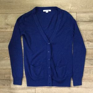 Blue Button Cardigan